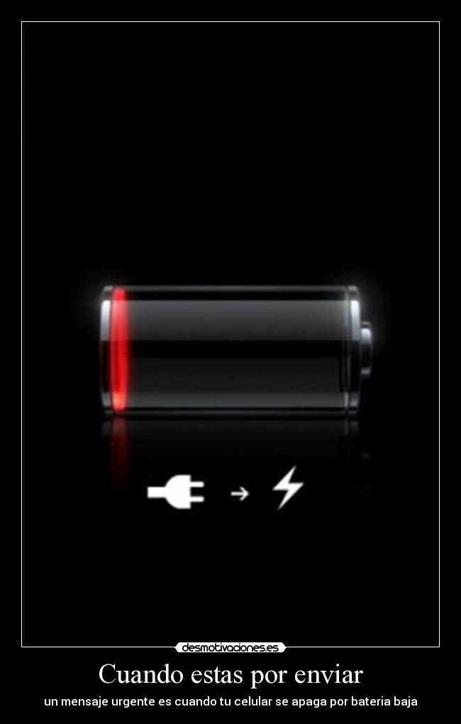 Cuando estas por enviar -