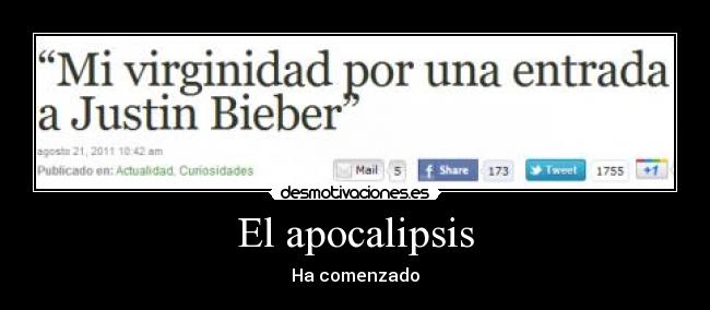 El apocalipsis - Ha comenzado