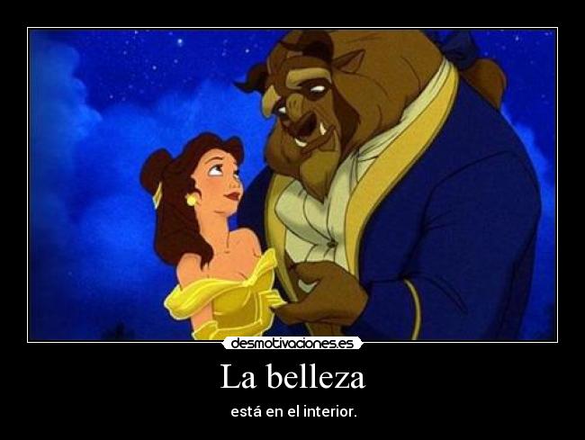La belleza - está en el interior.