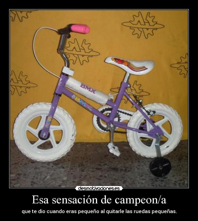 Esa sensación de campeon/a -