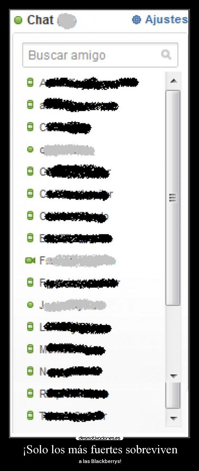 ¡Solo los más fuertes sobreviven - a las Blackberrys!