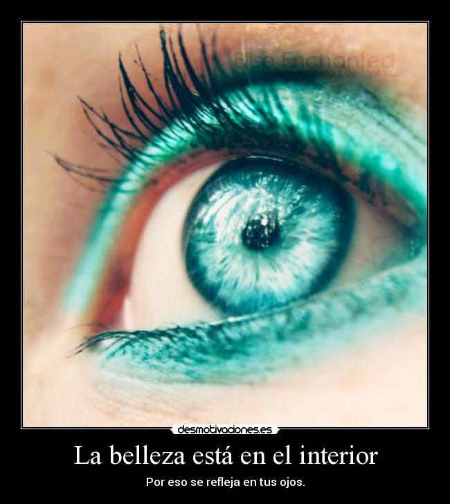 La belleza está en el interior -