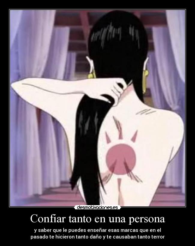 Confiar tanto en una persona - 