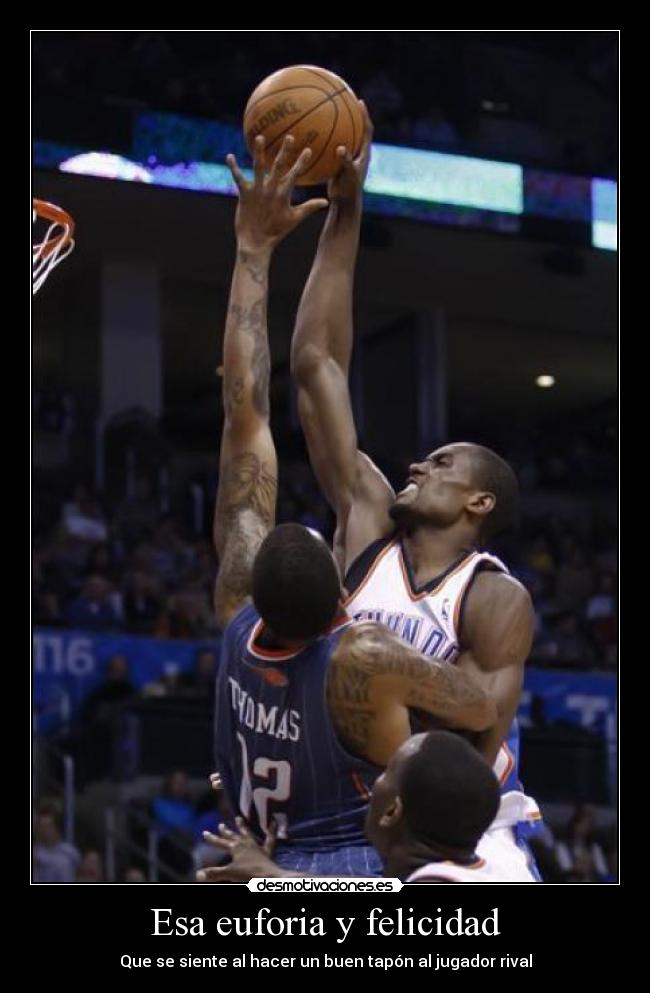 Esa euforia y felicidad - Que se siente al hacer un buen tapón al jugador rival