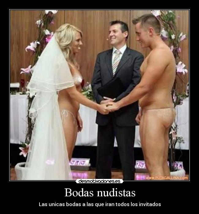 Bodas nudistas - Las unicas bodas a las que iran todos los invitados
