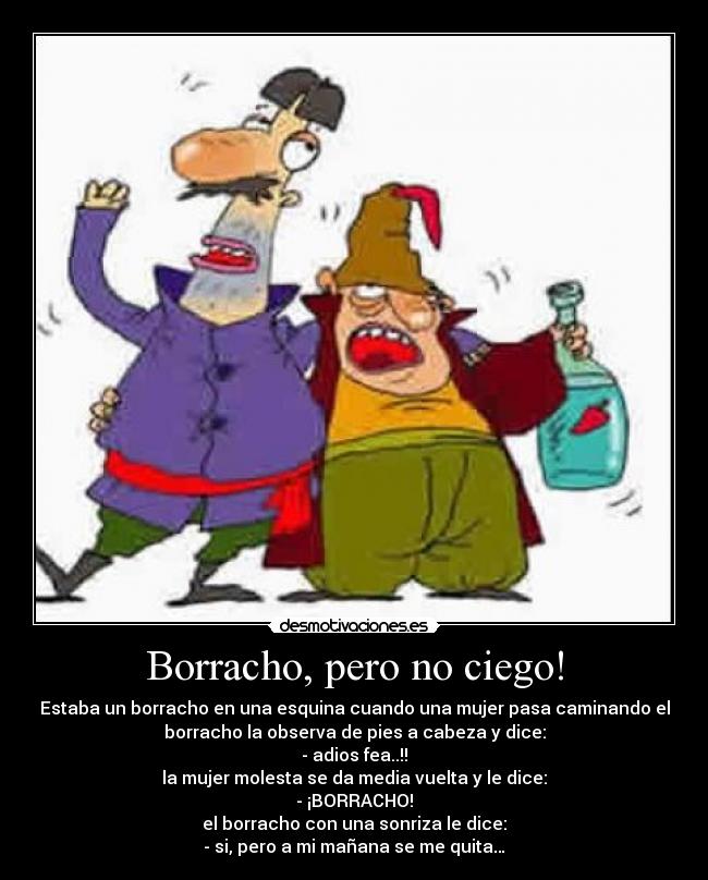 carteles borracho desmotivaciones