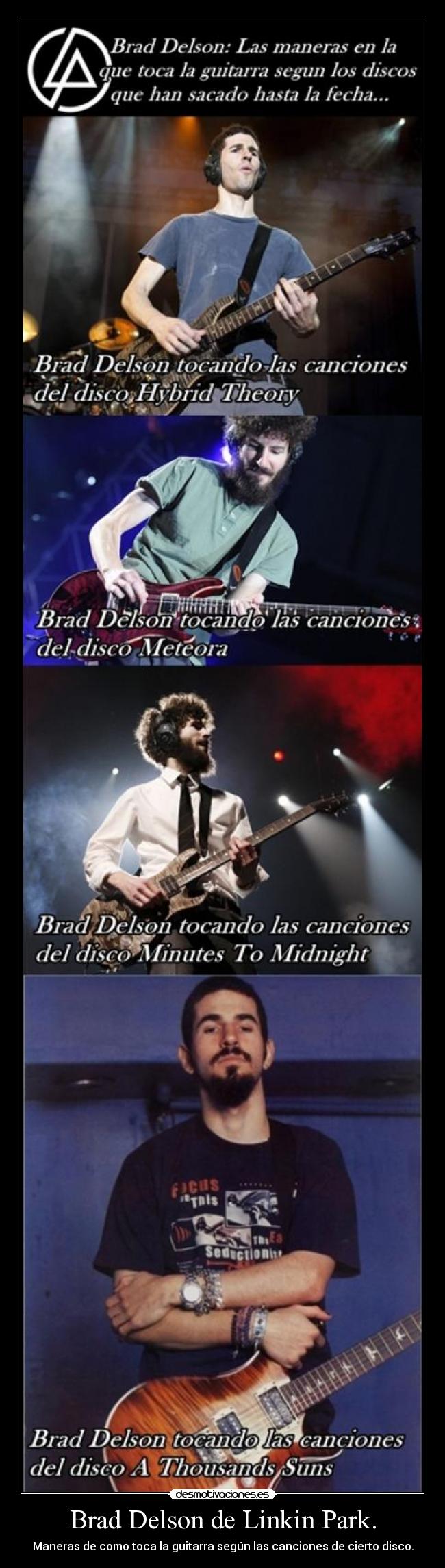 Brad Delson de Linkin Park. -