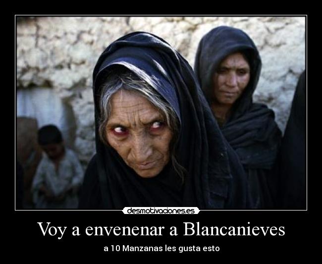 Voy a envenenar a Blancanieves -
