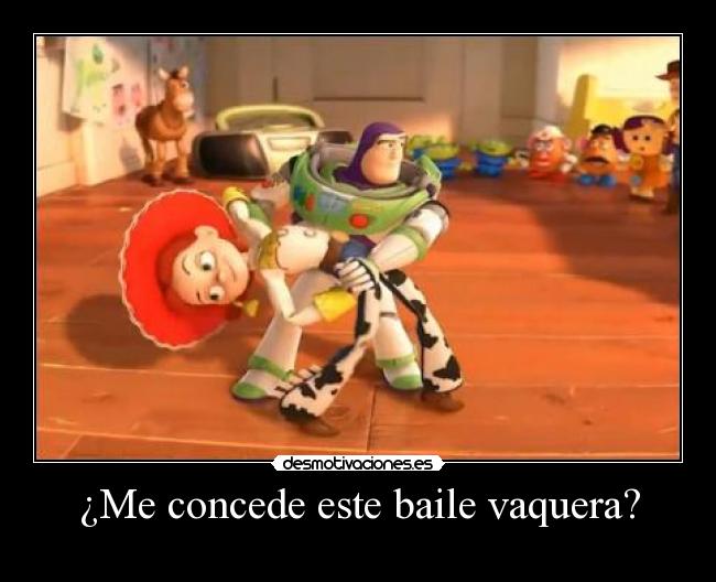 ¿Me concede este baile vaquera? -