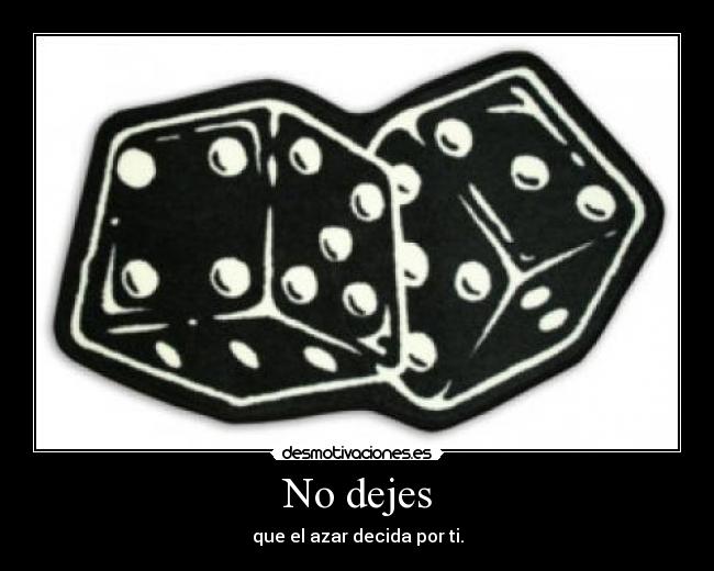 No dejes -