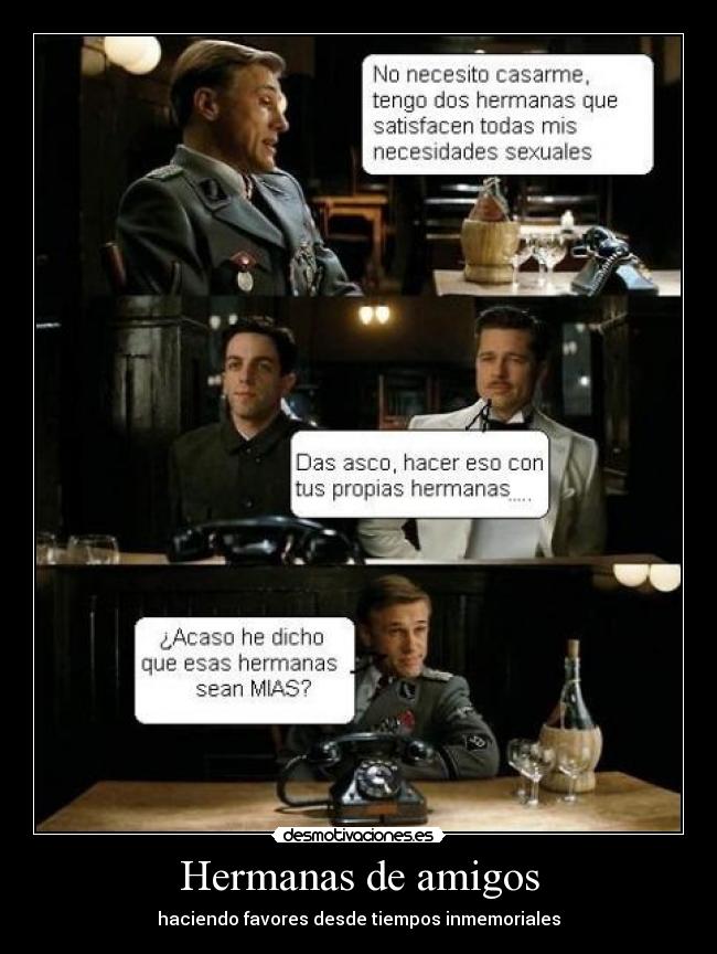 Hermanas de amigos -