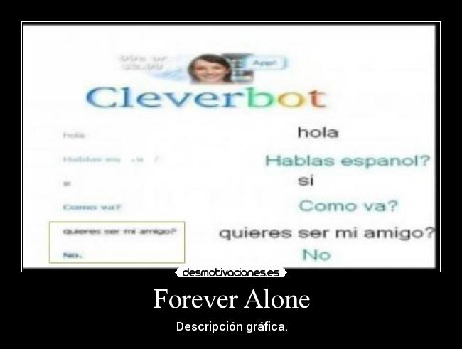 Forever Alone - Descripción gráfica.
