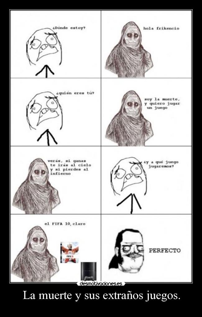 La muerte y sus extraños juegos. - 