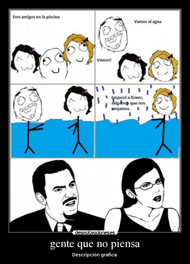 gente que no piensa -
