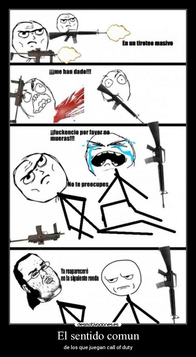 El sentido comun - de los que juegan call of duty