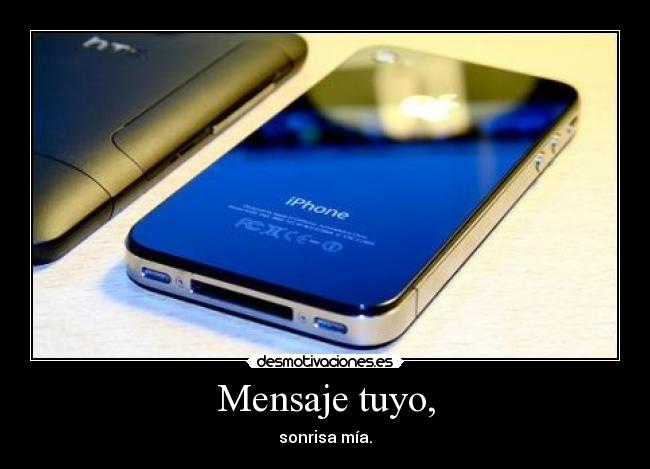 Mensaje tuyo, - 