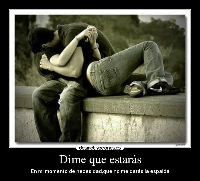 Dime que estarás - 
