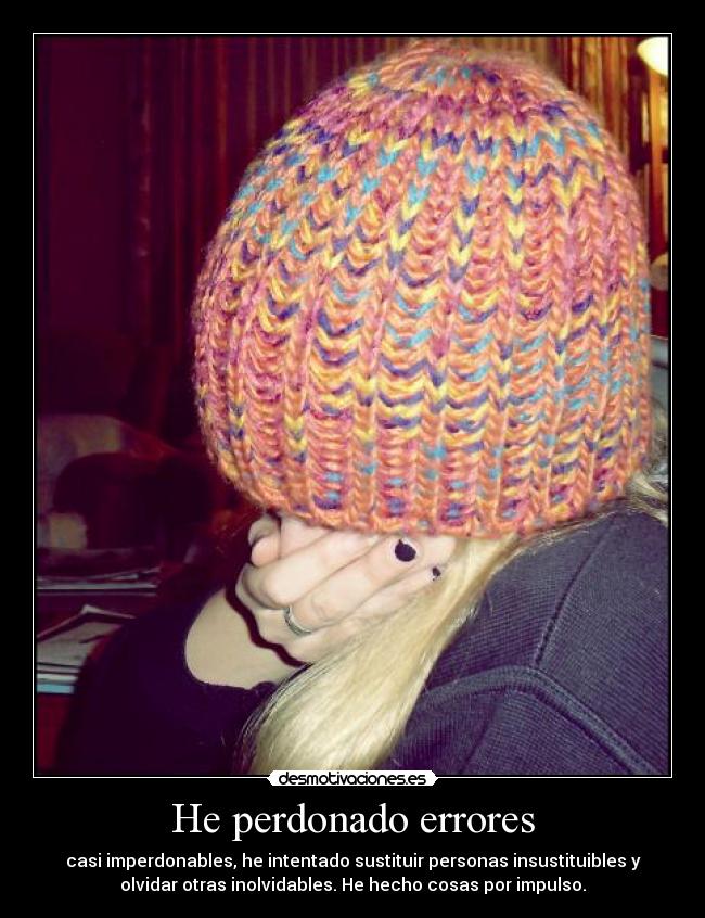 He perdonado errores - 