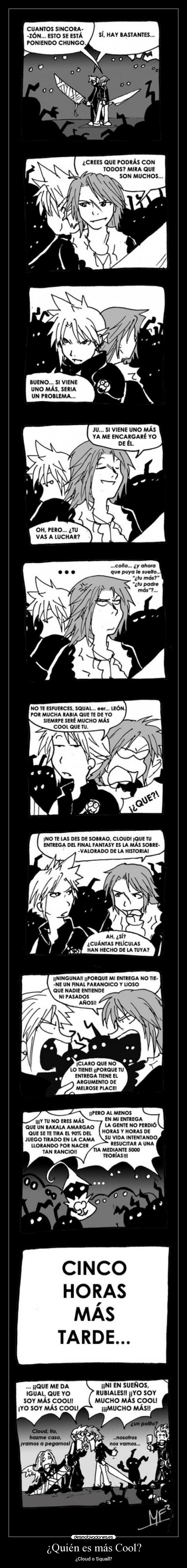 ¿Quién es más Cool? - ¿Cloud o Squall?