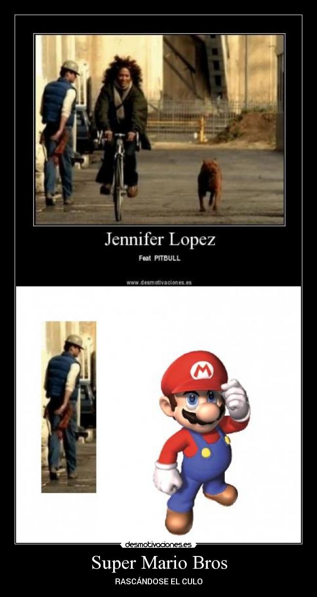 Super Mario Bros - RASCÁNDOSE EL CULO