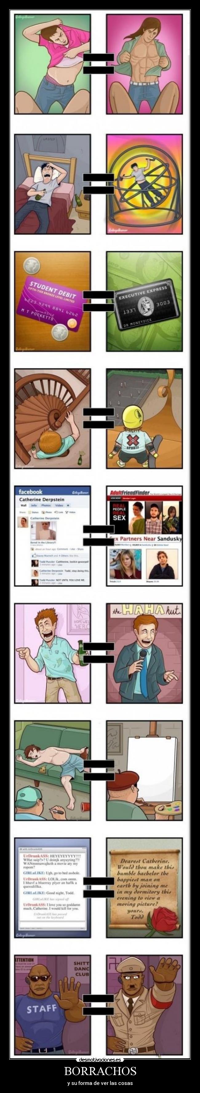 BORRACHOS - y su forma de ver las cosas