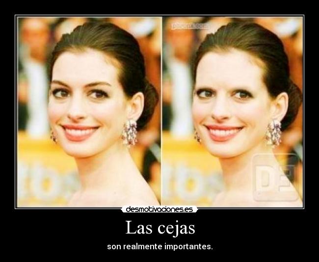 Las cejas - son realmente importantes.