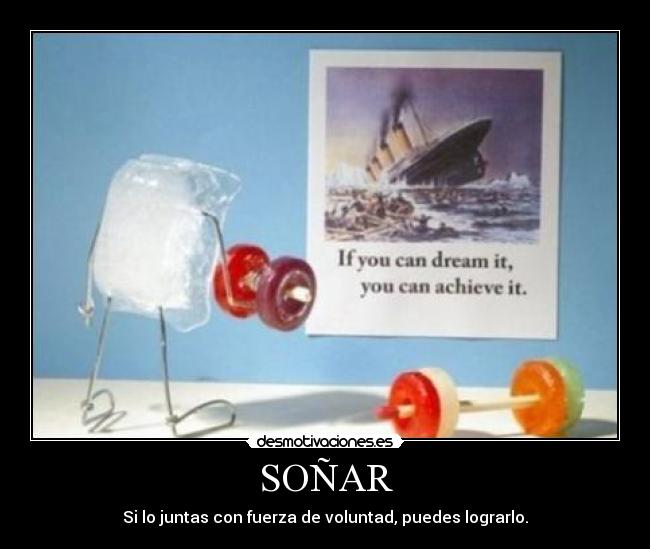 carteles sonar titanic hielo desmotivaciones