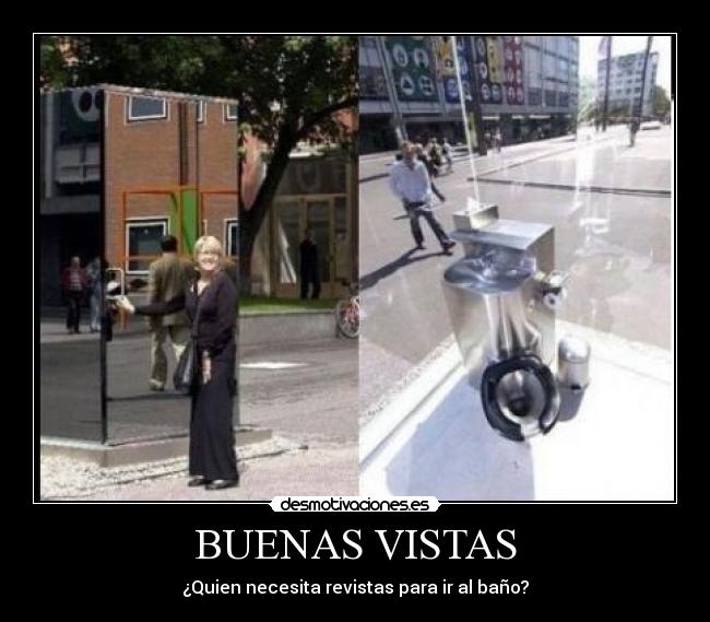 BUENAS VISTAS - ¿Quien necesita revistas para ir al baño?