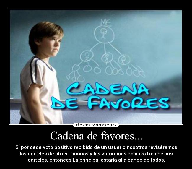 carteles voto positivo cadena favores hazzarel desmotivaciones