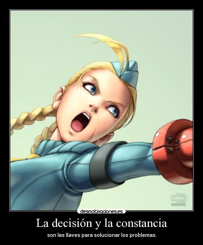 carteles decision constancia problemas desmotivaciones