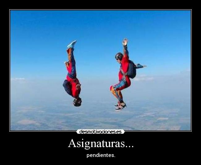 Asignaturas... - pendientes.