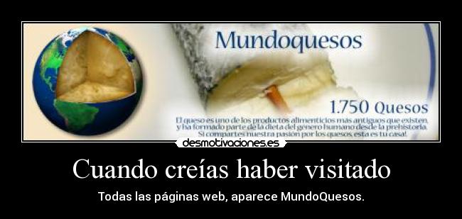 Cuando creías haber visitado -