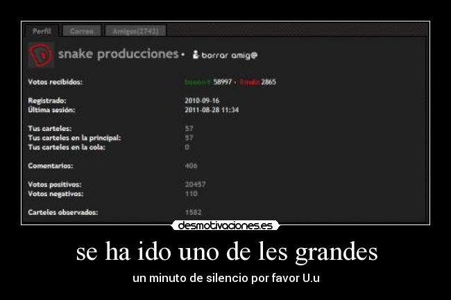 se ha ido uno de les grandes -