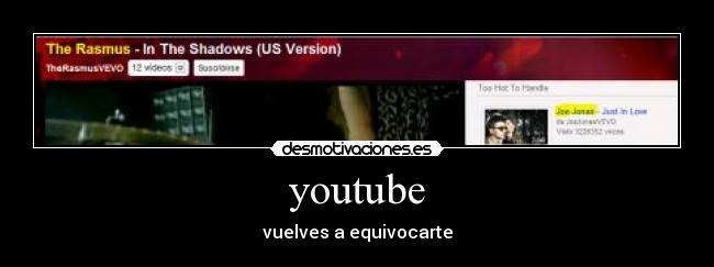 youtube - vuelves a equivocarte