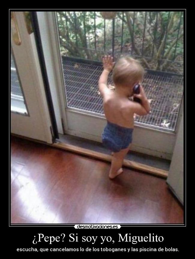 carteles bebe con mobil desmotivaciones