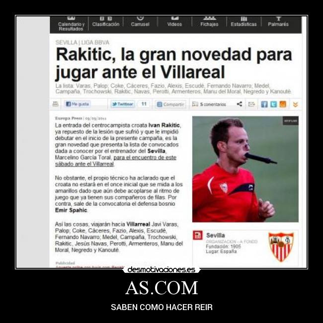 AS.COM - SABEN COMO HACER REIR