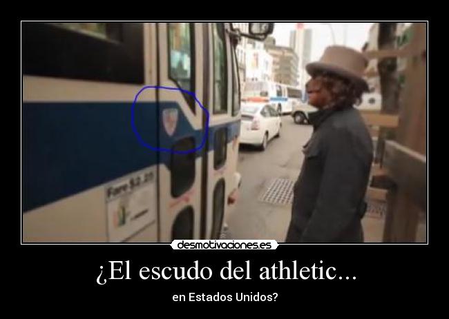 ¿El escudo del athletic... - en Estados Unidos?