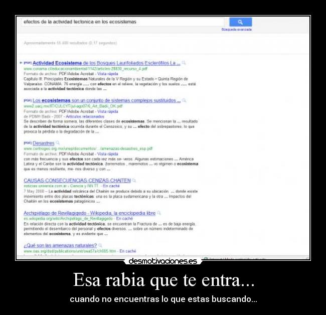 Esa rabia que te entra... - cuando no encuentras lo que estas buscando...
