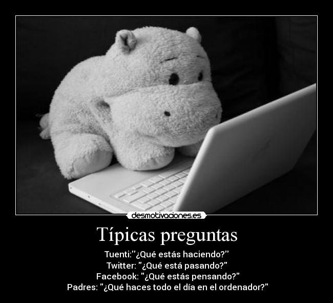 carteles tipico preguntas tuenti twitter facebook desmotivaciones