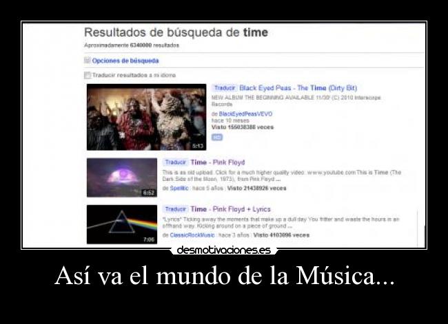 Así va el mundo de la Música... - 