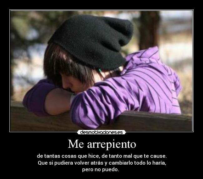 Me arrepiento - 