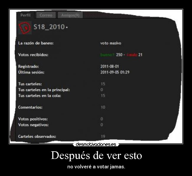 Después de ver esto - no volveré a votar jamas.