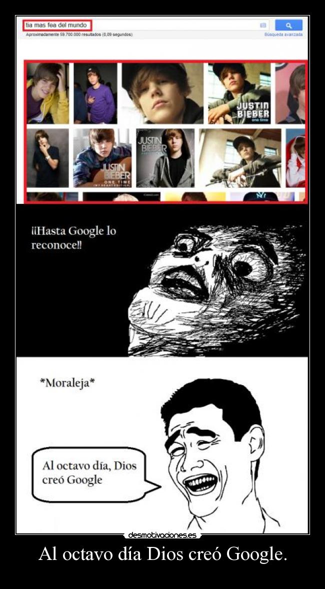 Al octavo día Dios creó Google. -