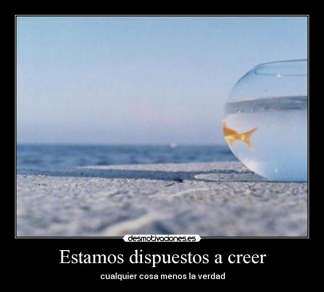 Estamos dispuestos a creer - 