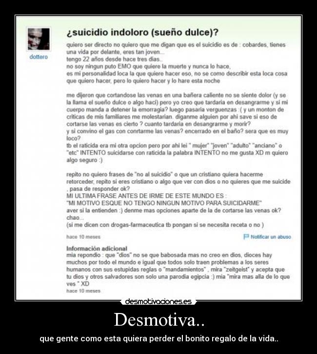 Desmotiva.. -