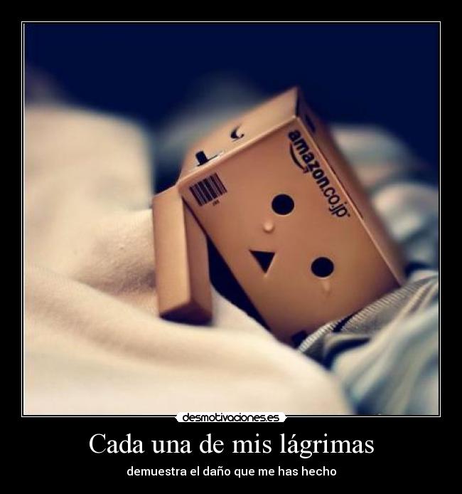 Cada una de mis lágrimas -