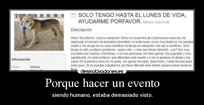 Porque hacer un evento - 