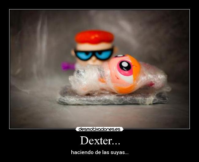 carteles dexter morgan asesino sangre desmotivaciones