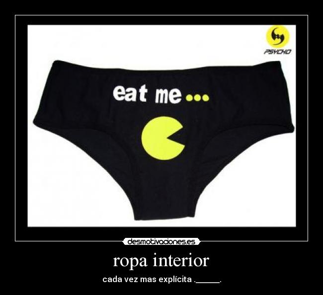 ropa interior -