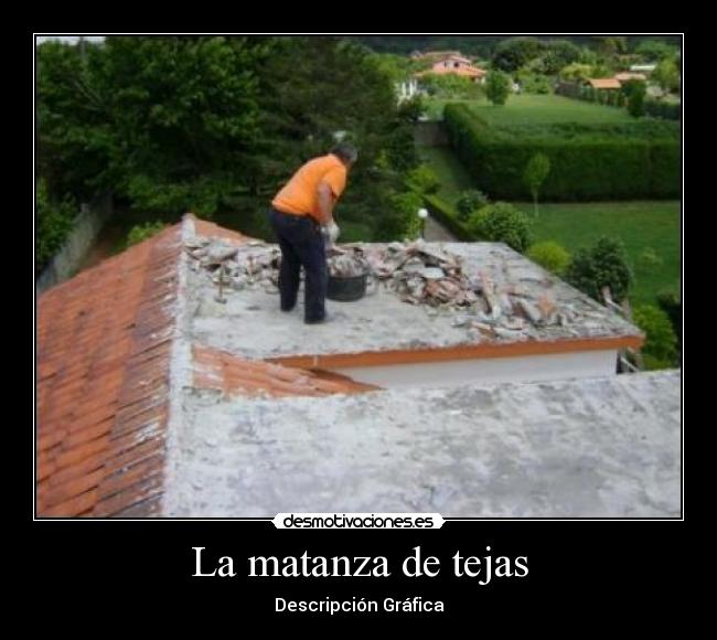 La matanza de tejas - Descripción Gráfica